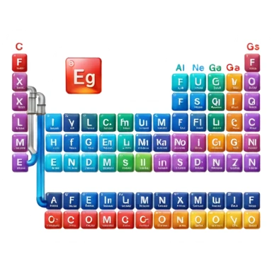 periodic table sticker