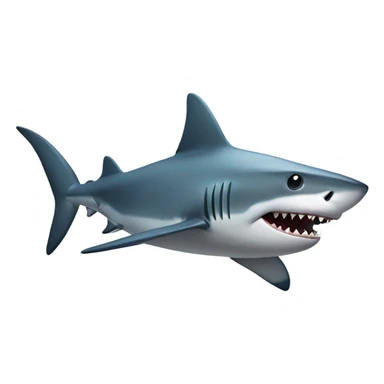 shark with a tophat sticker