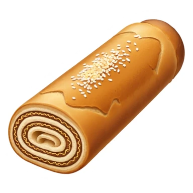 Trdelnik with a biw sticker