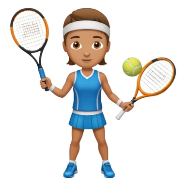 tennis player sticker
