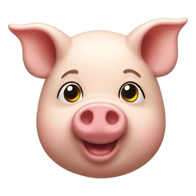 Marzipan pig sticker
