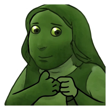 Jesus holding a hand out for us  sticker