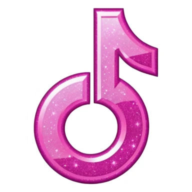 glitter pink symbol TikTok sticker