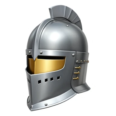 Knight helmet sticker