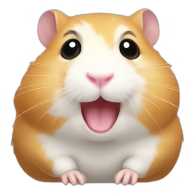 pien-face-hamster sticker