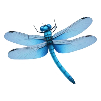 Blue dragonfly  sticker