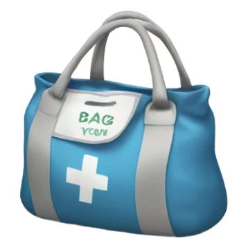 A bag for mom in the maternity hospital  sticker