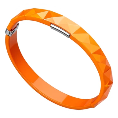 low poly orange bracelet  sticker