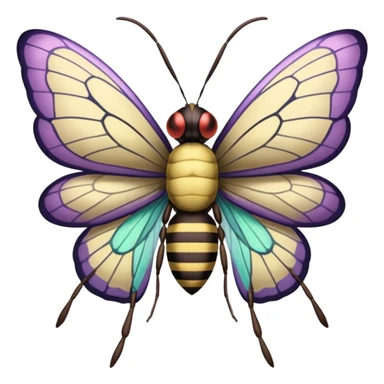 Beedrill-Butterfree-Beautifly-Venomoth-fusion sticker