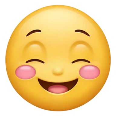 cute drooling emoji with closed happy eyes sticker