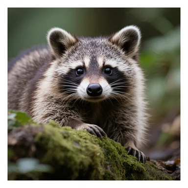 Raccoon sticker