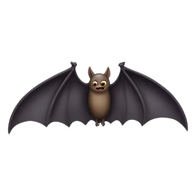 large bat wings sticker