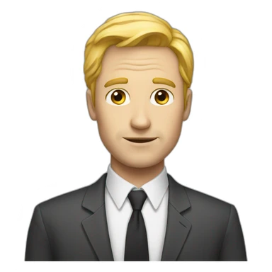 Very Tall white man sticker