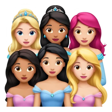 Emoji de  princesas  sticker