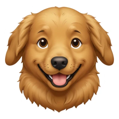 golden retriever with black scubs sticker