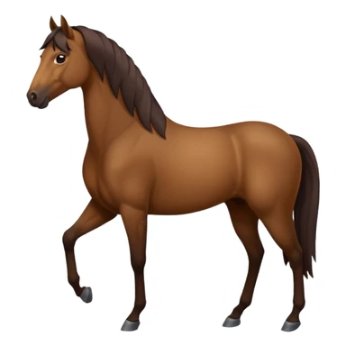 reading brown horse sticker