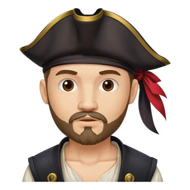 "- Nam
- 30 tuổi
- Da trắng
- Râu quai nón
-  Cướp biển caribe
" sticker