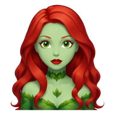 poison ivy face sticker
