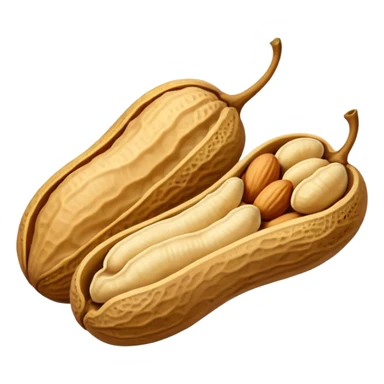 a Peanut with detail (no face) sticker