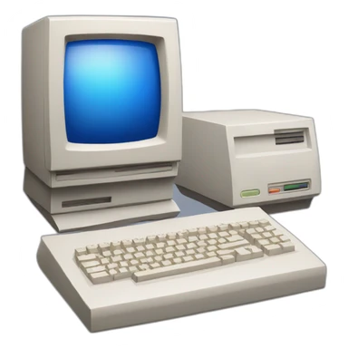 amiga computer sticker