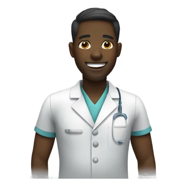 Dentist appointment  black patient  sticker