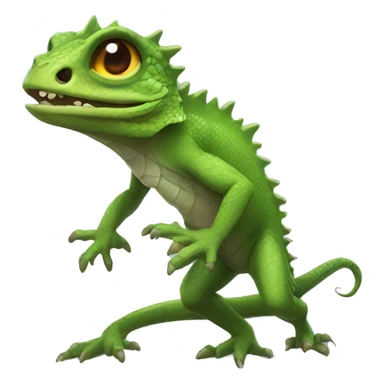 a magical lizard sticker