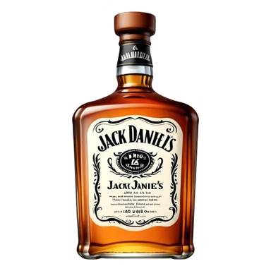 jack daniel whisky, fat bottle sticker