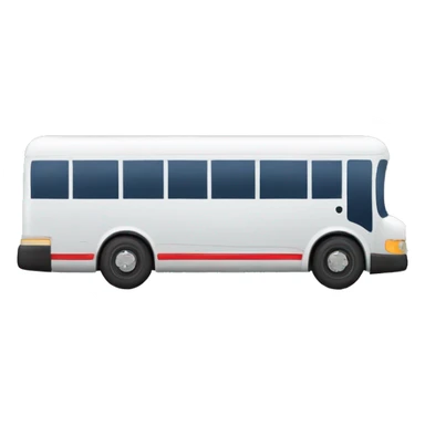 Bus with flat tire sticker