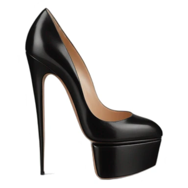Black VALENTINO Tan-go PLATFORM PUMP sticker