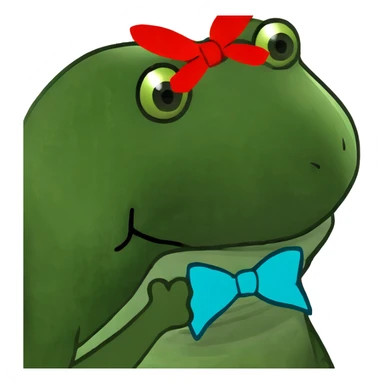 A car with bows sticker