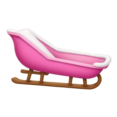 pink sled sticker