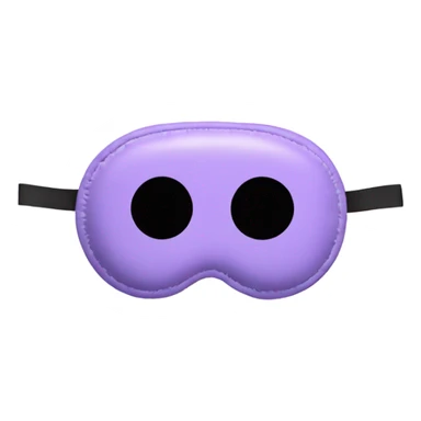 light purple sleep mask sticker