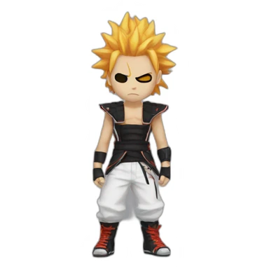 Rengoku avec vêtements trapstars sticker