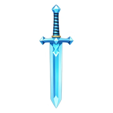 Minecraft diamond sword  sticker