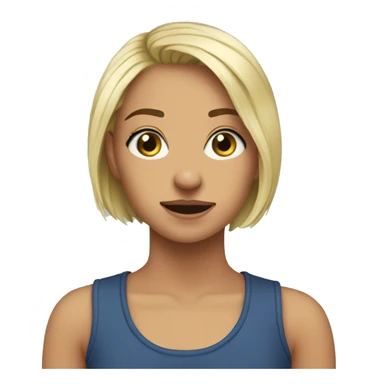 Barie with billie eillish head sticker