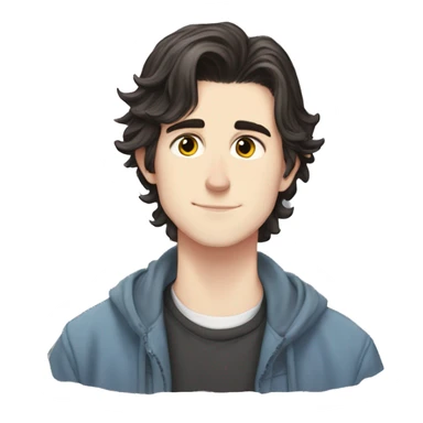 Charlie spring from heartstopper dark hair Alice oseman wiki young guy heartstopper Charlie   sticker