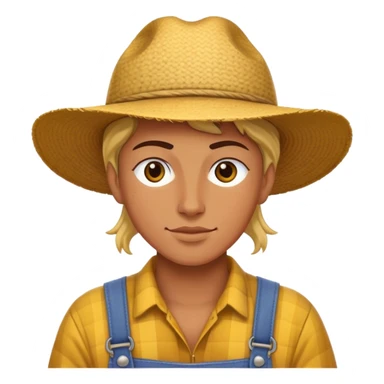 nonbinary farmer  sticker