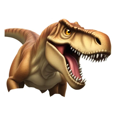 T-Rex eating rocks sticker