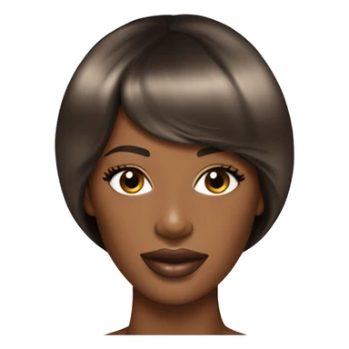 Naomi Campbell pretty runway  sticker