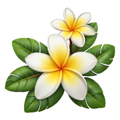 Plumeria sticker