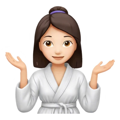 Women in spa sticker