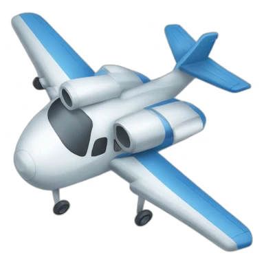 Avion a hélice sticker