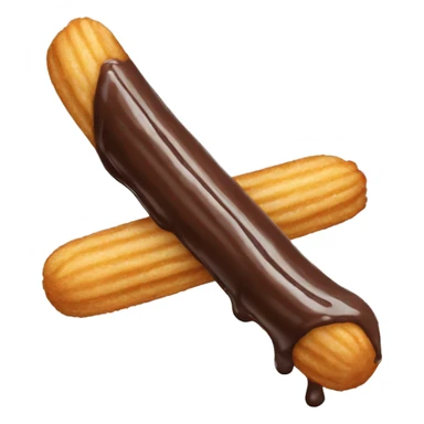 Chocolate dipped churro  sticker