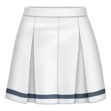 school uniform white skirt sticker