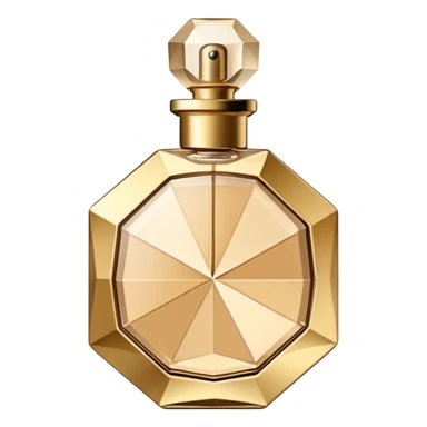 beige luxury perfume sticker