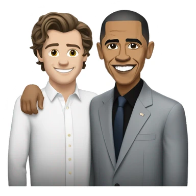 Harry styles and Obama sticker