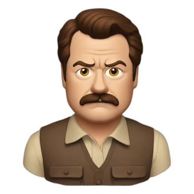 Ron-swanson sticker