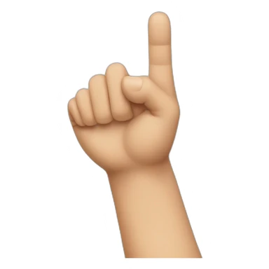 finger pointing to me sticker