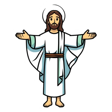 Jesus sticker