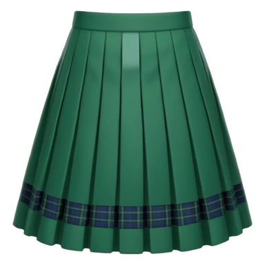 green scottish skirt sticker